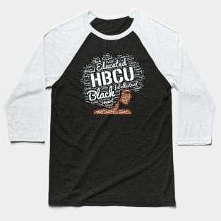 HBCU Natural Hair Afro Baseball T-Shirt